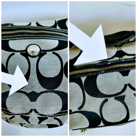 Coach Signature Women's Shoulder Bag - Picture 11 of 13